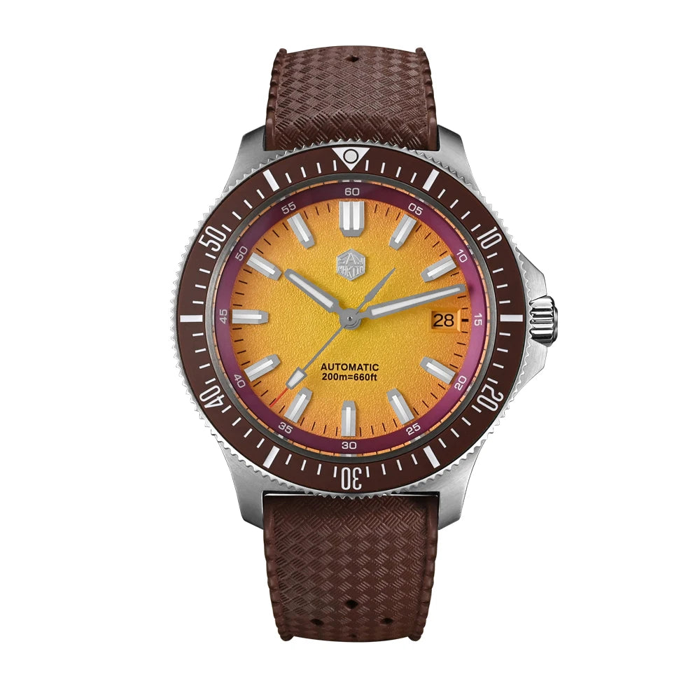 San Martin SN0118-G - Fruit Series Automatic 200m Dive Watch with Seiko NH35 Movement