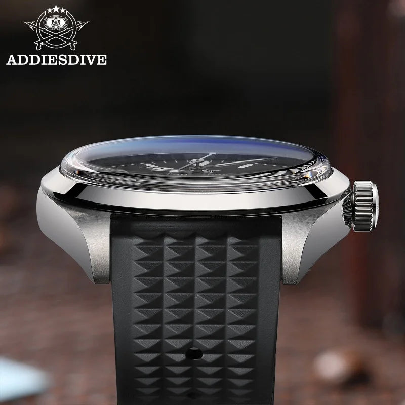 Addiesdive AD2023-1 - Stainless Steel Explorer-Style Watch With Sapphire Glass and 100m WR