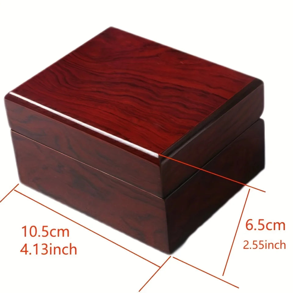 Wooden Presentation or Gift Watch Box With Pillow