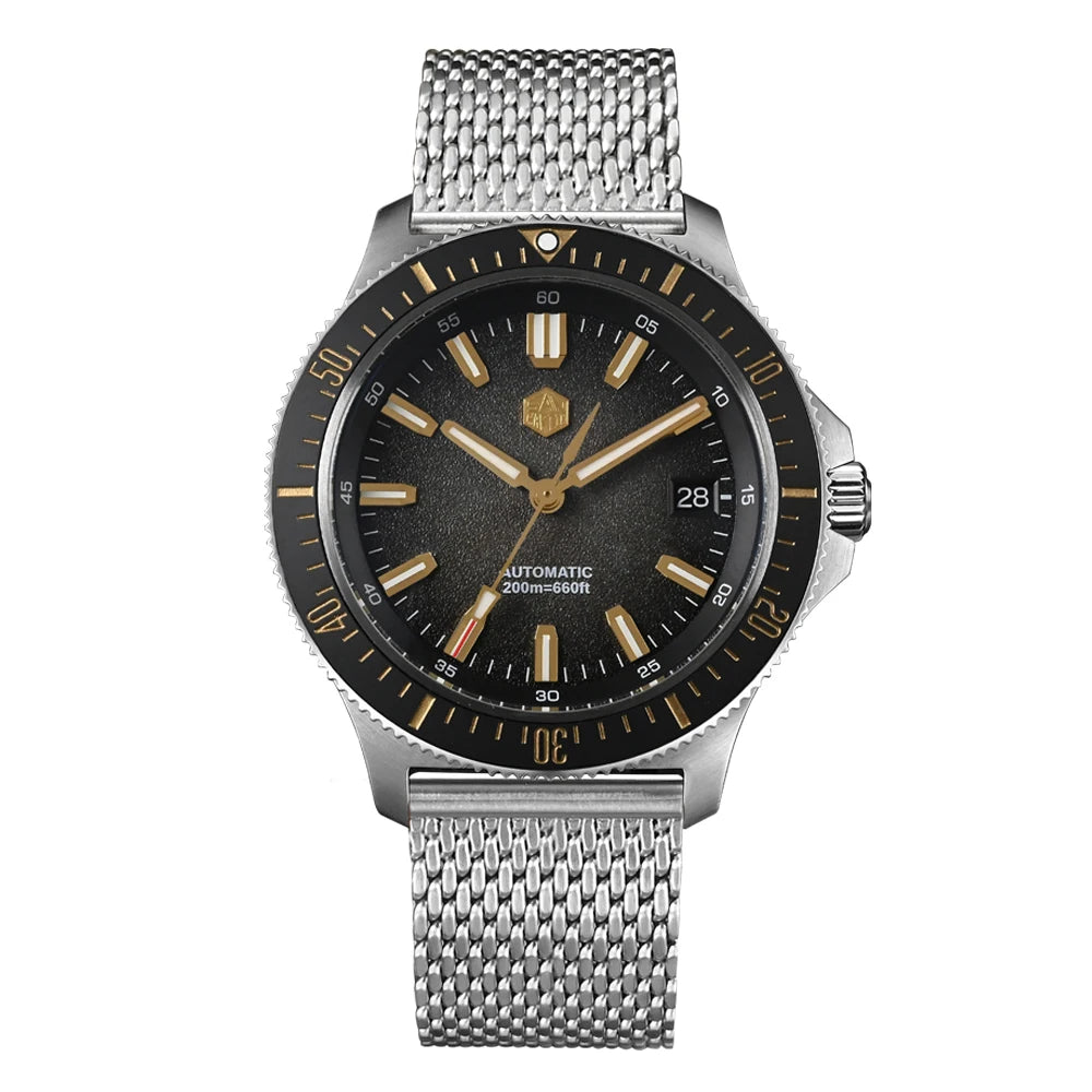 San Martin SN0118-G - Fruit Series Automatic 200m Dive Watch with Seiko NH35 Movement