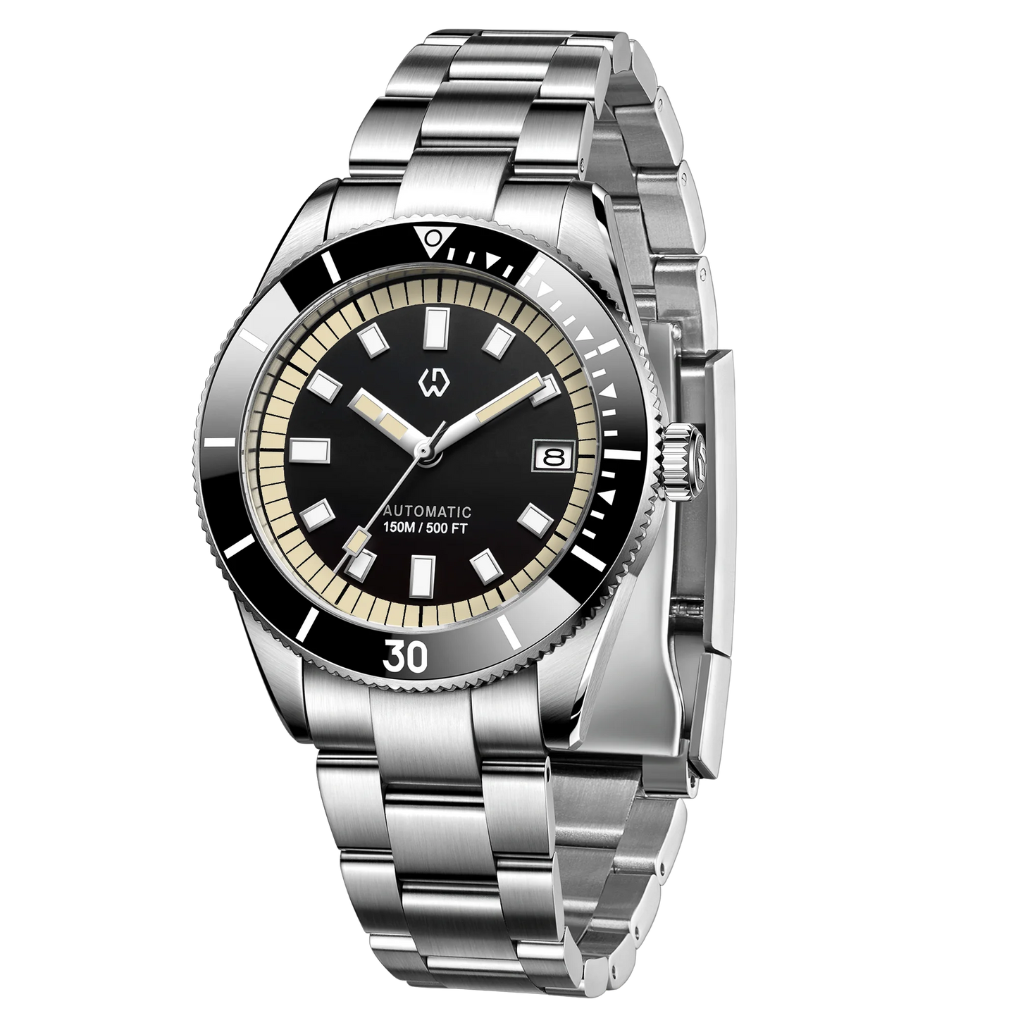 New men's automatic watch Men's super luminous bezel mechanical watch Japan NH35 150 meters waterproof diving