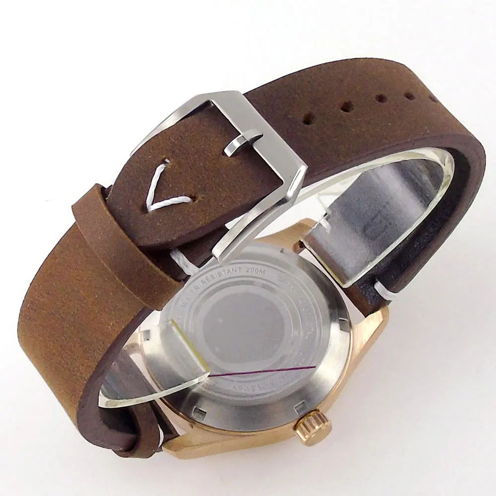 Tandorio CUSN8 - Automatic Bronze Flieger-style Watch in A & B Dial Styles