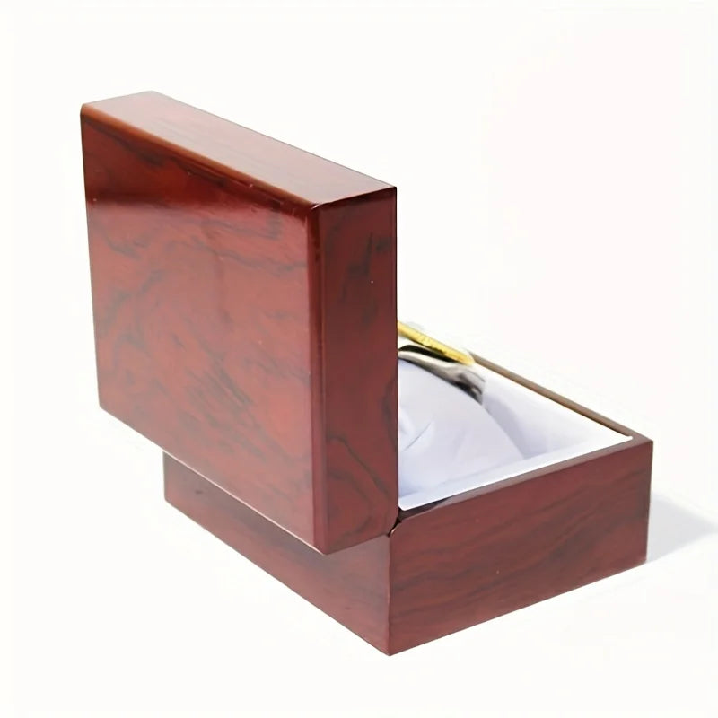 Wooden Presentation or Gift Watch Box With Pillow