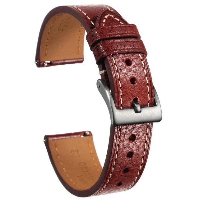 Hemsut Premium Handmade Italian Cowhide Strap. Quick Release - Sizes M & L