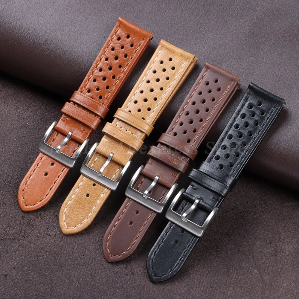 Soft Breathable Cowhide Strap  - Sizes M & L