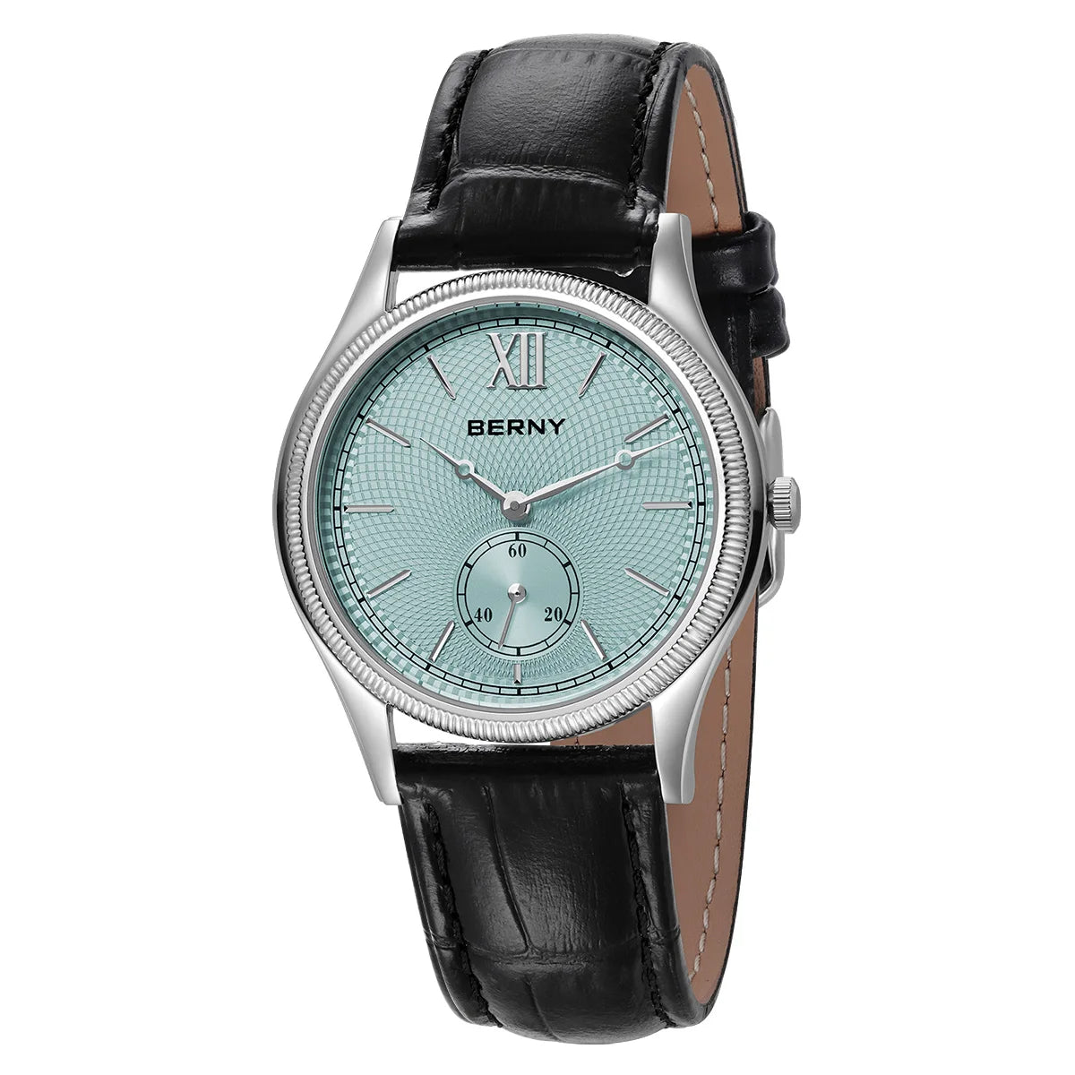 Berny 2944M - Quartz Dress Watch With Ultra-Thin Stainless Steel Case