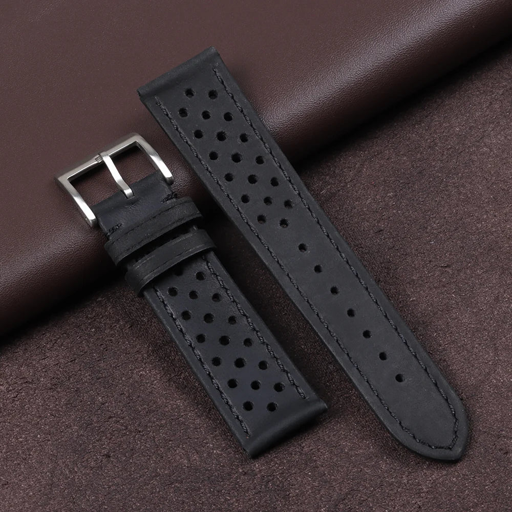 Soft Breathable Cowhide Strap  - Sizes M & L