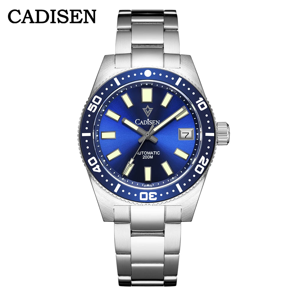 Cadisen C8207M - 62MAS Style Automatic Stainless Steel Dive Watch