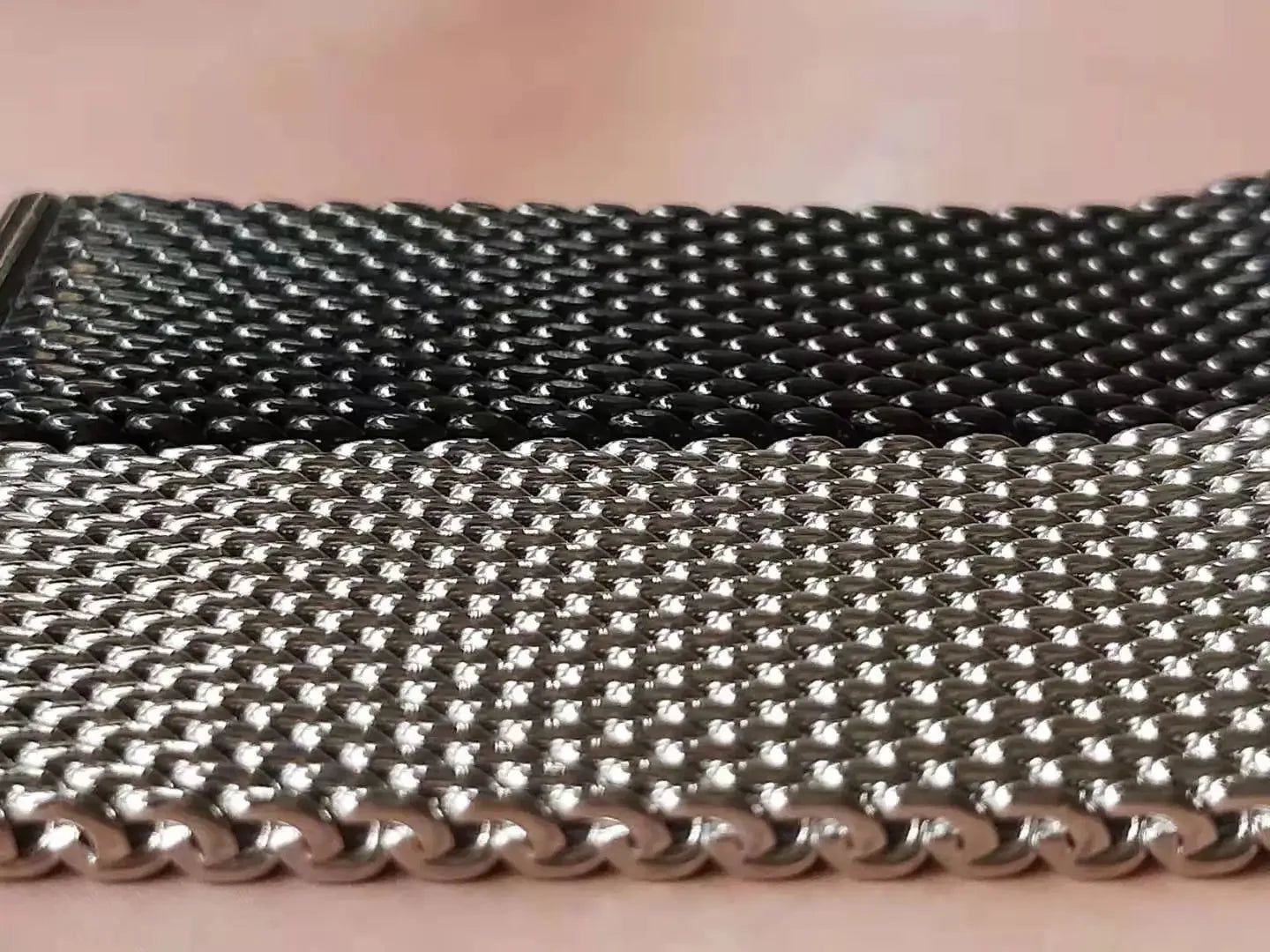 3mm Thick Stainless Steel Mesh Strap with Quick Release Spring Bars M & L