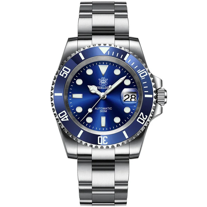 Steeldive SD1953 - Stainless Steel Automatic Dive Watch with 300m Water Resistance