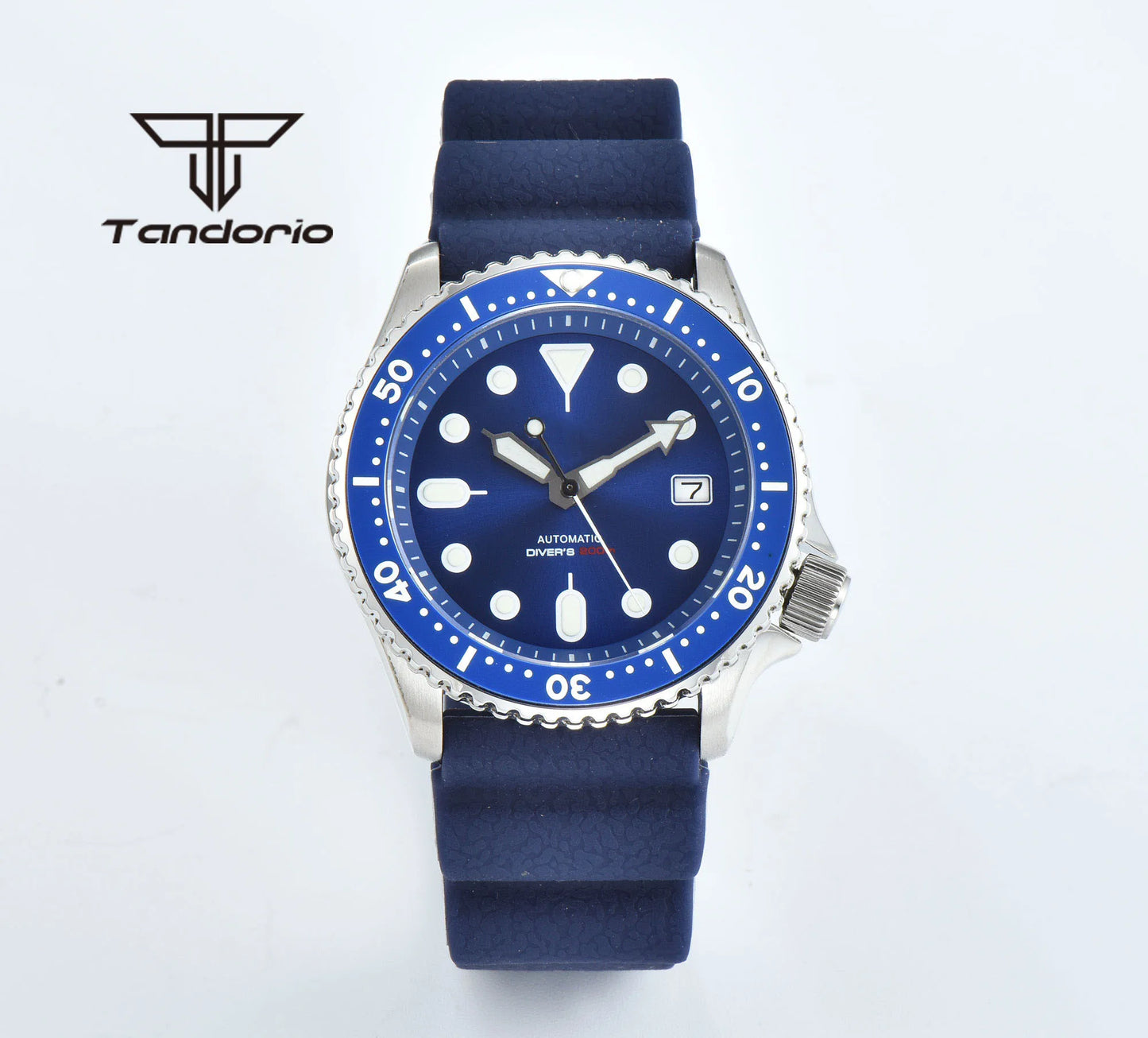 Tandorio - SKX007 Style Stainless Steel Automatic Dive Watch