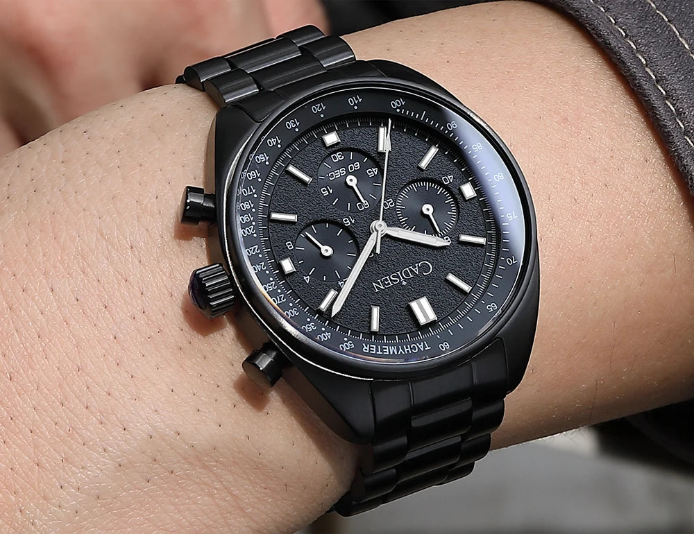 Cadisen C7063M - Quartz Stainless Steel Chronograph