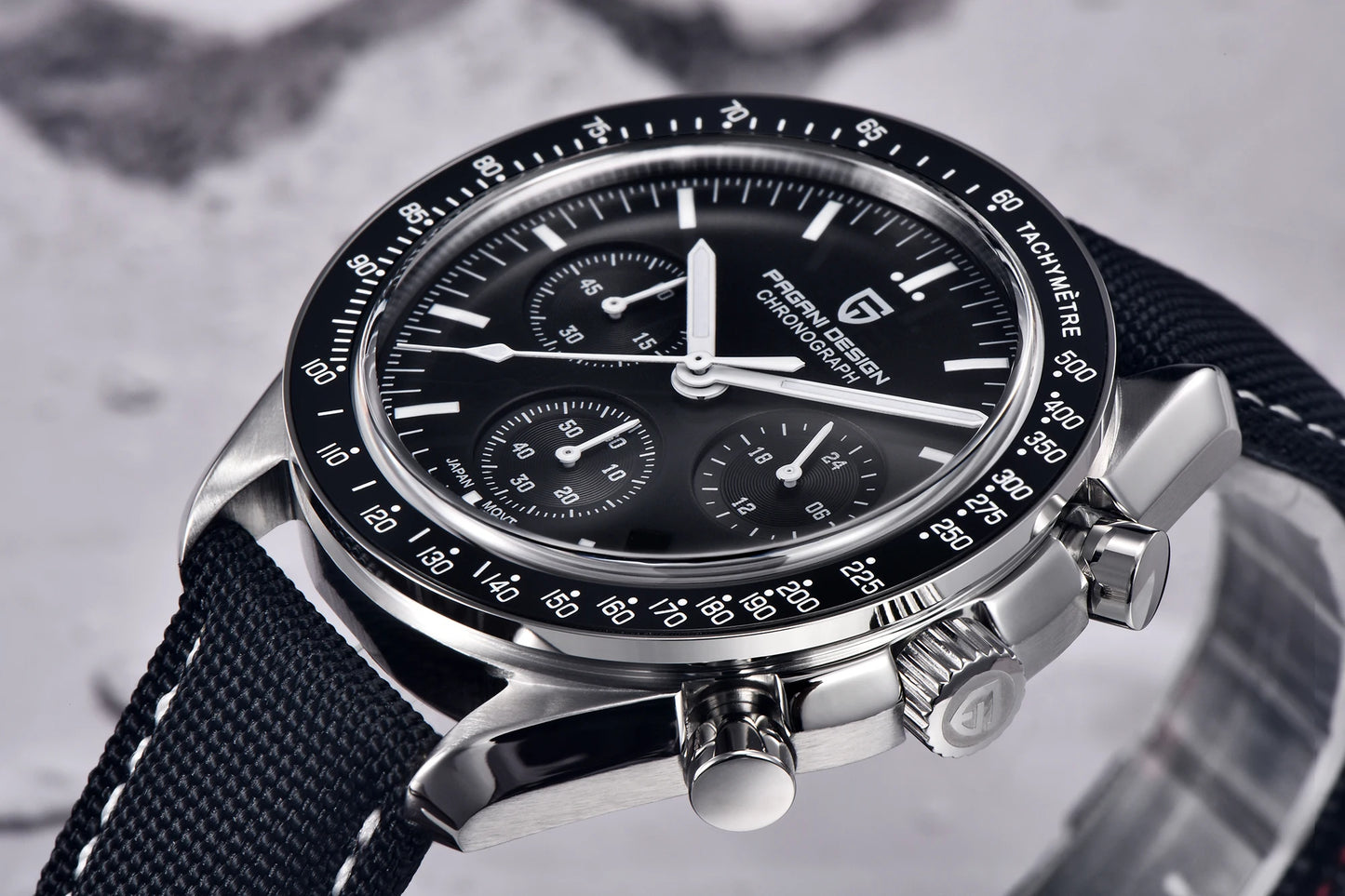 Pagani Design PD1701 - Stainless Steel Mechaquartz Sports Chronograph