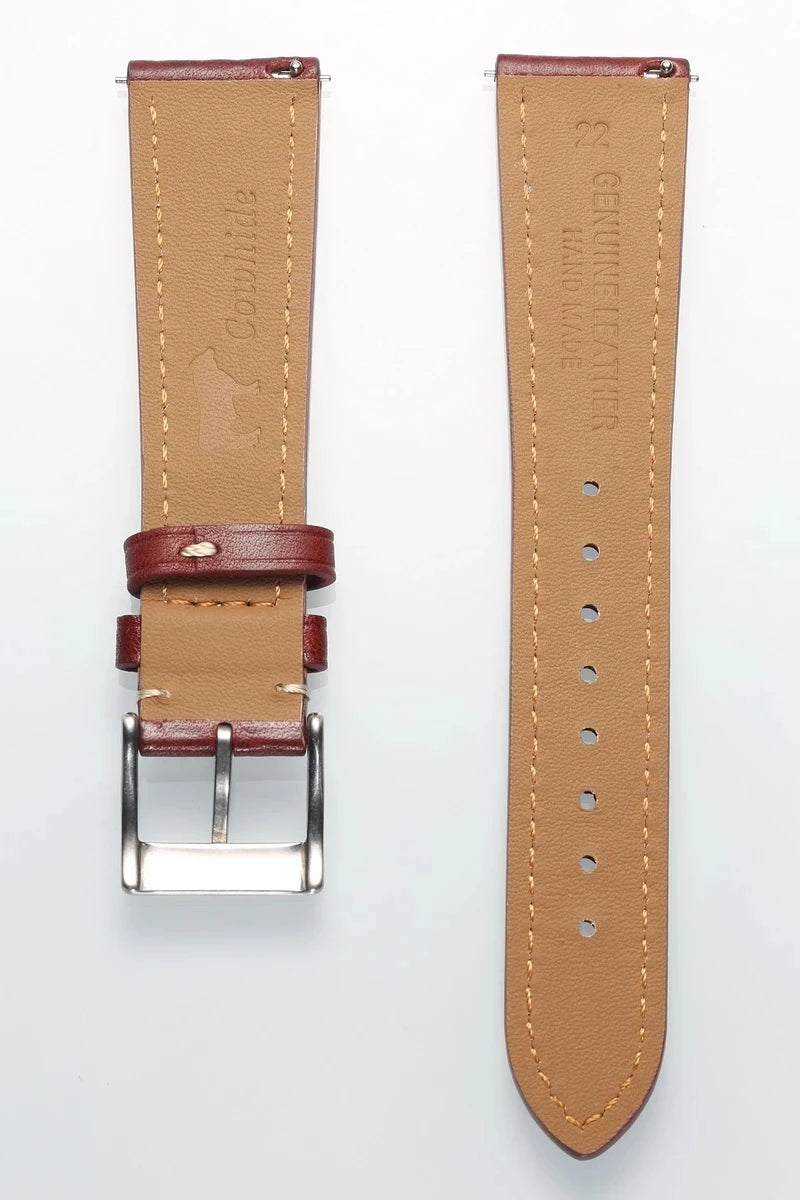 Hemsut Premium Handmade Italian Cowhide Strap. Quick Release - Sizes M & L