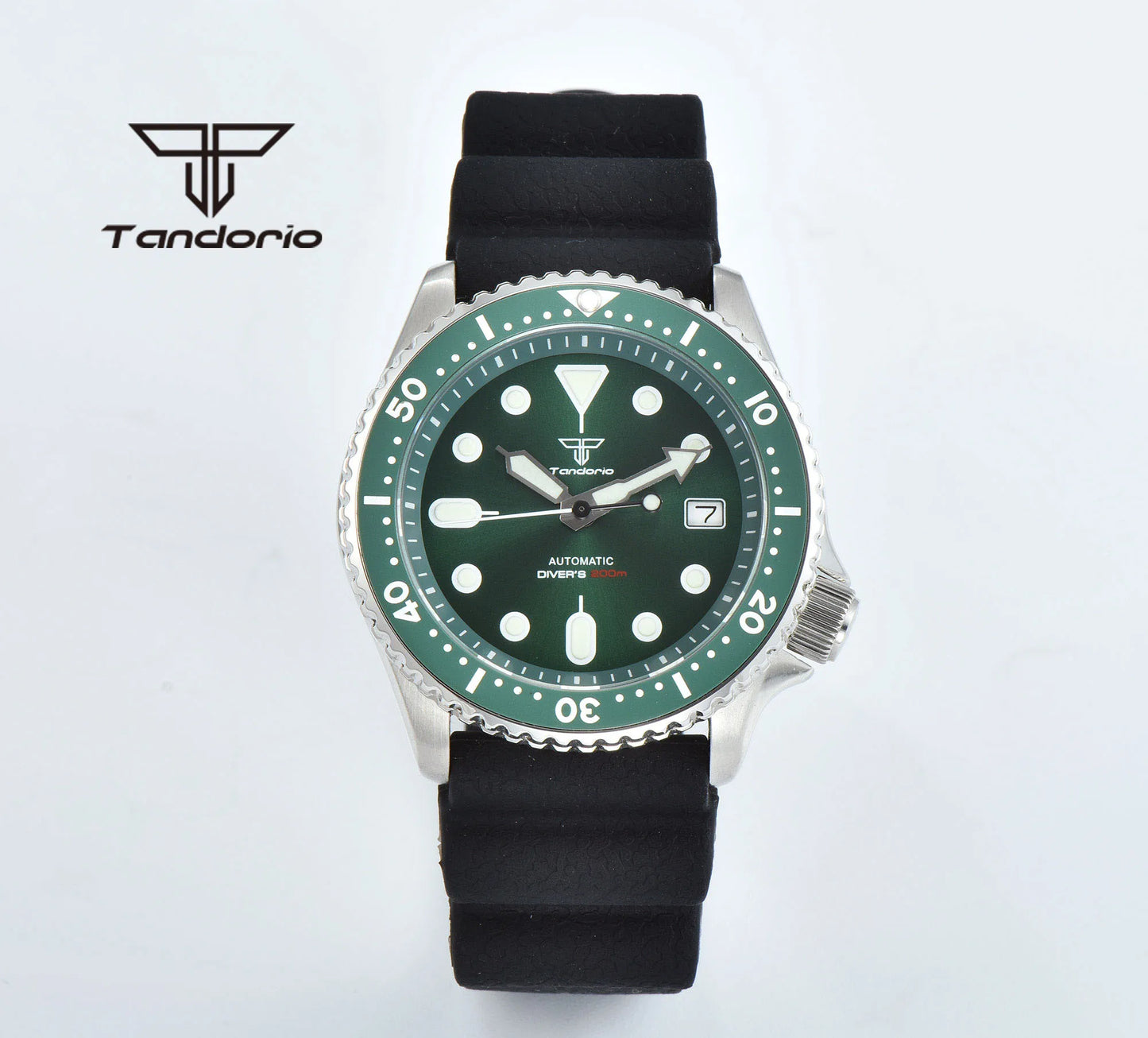 Tandorio - SKX007 Style Stainless Steel Automatic Dive Watch