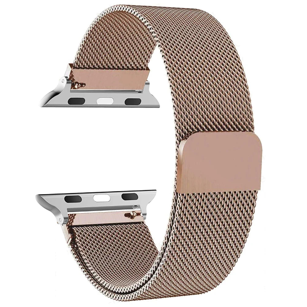 Milanese Strap For Apple Watch Band 44mm 40mm 45mm 49mm 41mm 38mm 42 44 mm Bracelet iWatch Series 9 3 6 5 SE 7 8 10 Ultra 2 Band