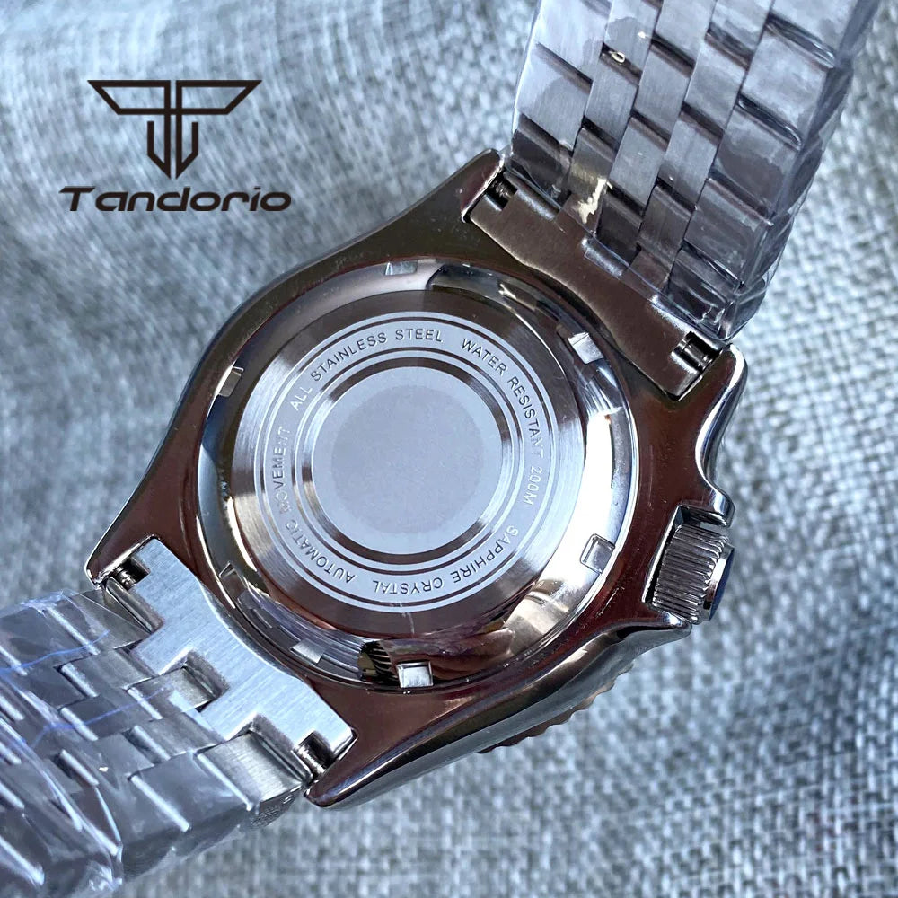 Tandorio - SKX007 Style Stainless Steel Automatic Dive Watch