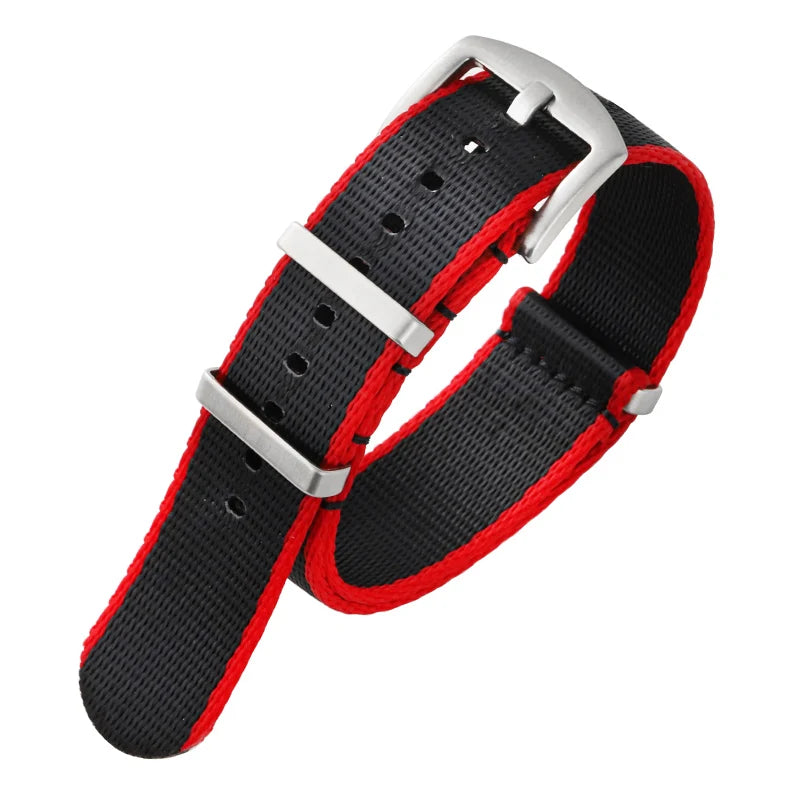 Universal Nylon NATO Style Watch Straps - Sizes M & L