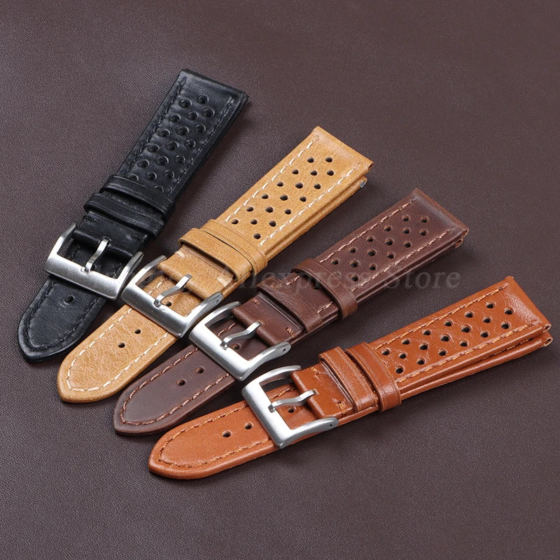 Soft Breathable Cowhide Strap  - Sizes M & L