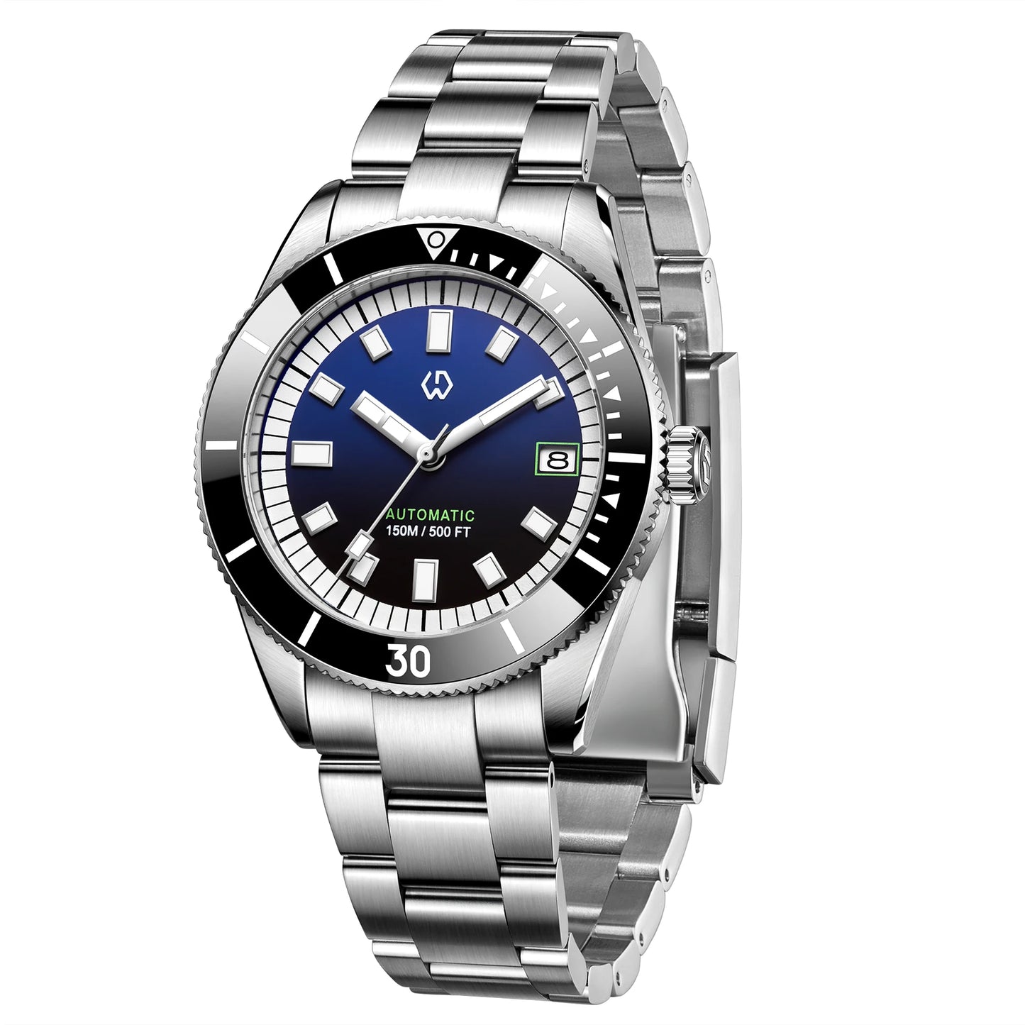 New men's automatic watch Men's super luminous bezel mechanical watch Japan NH35 150 meters waterproof diving