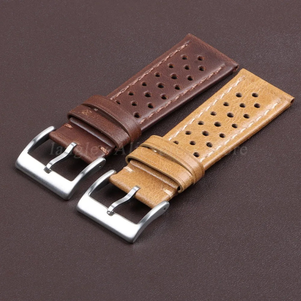 Soft Breathable Cowhide Strap  - Sizes M & L