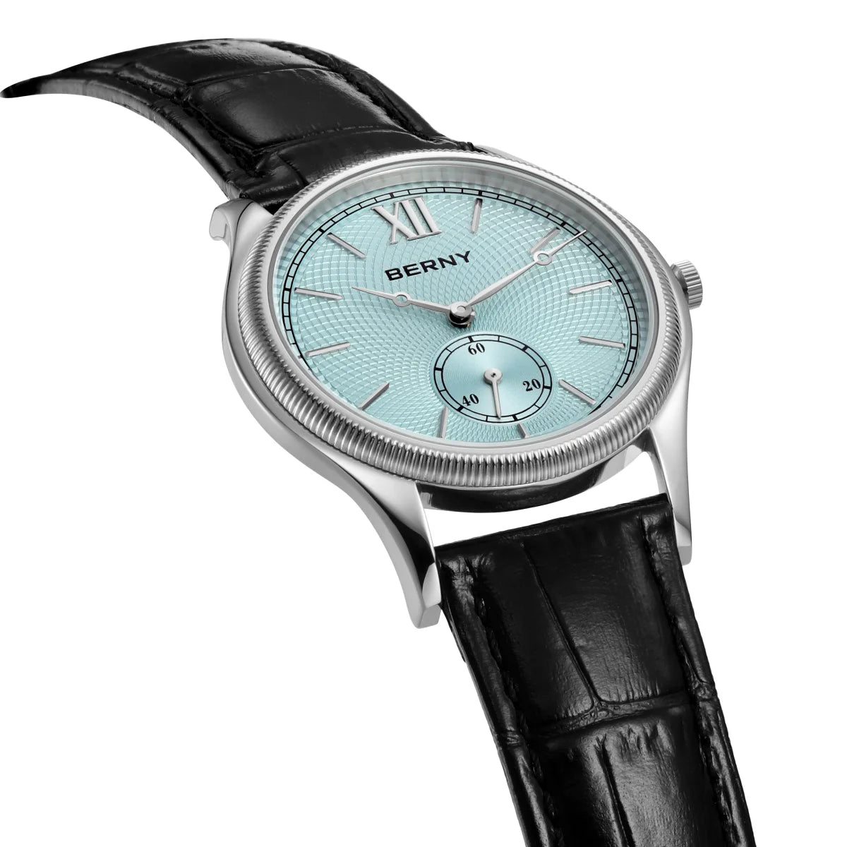 Berny 2944M - Quartz Dress Watch With Ultra-Thin Stainless Steel Case