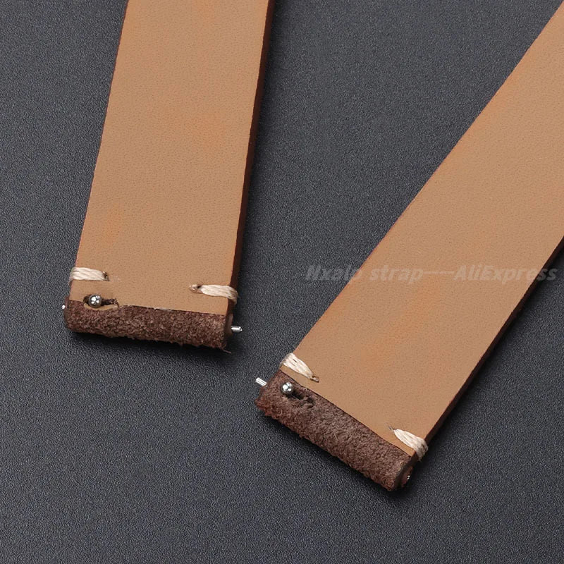 Genuine Leather Suede Watch Band - Sizes S, M & L