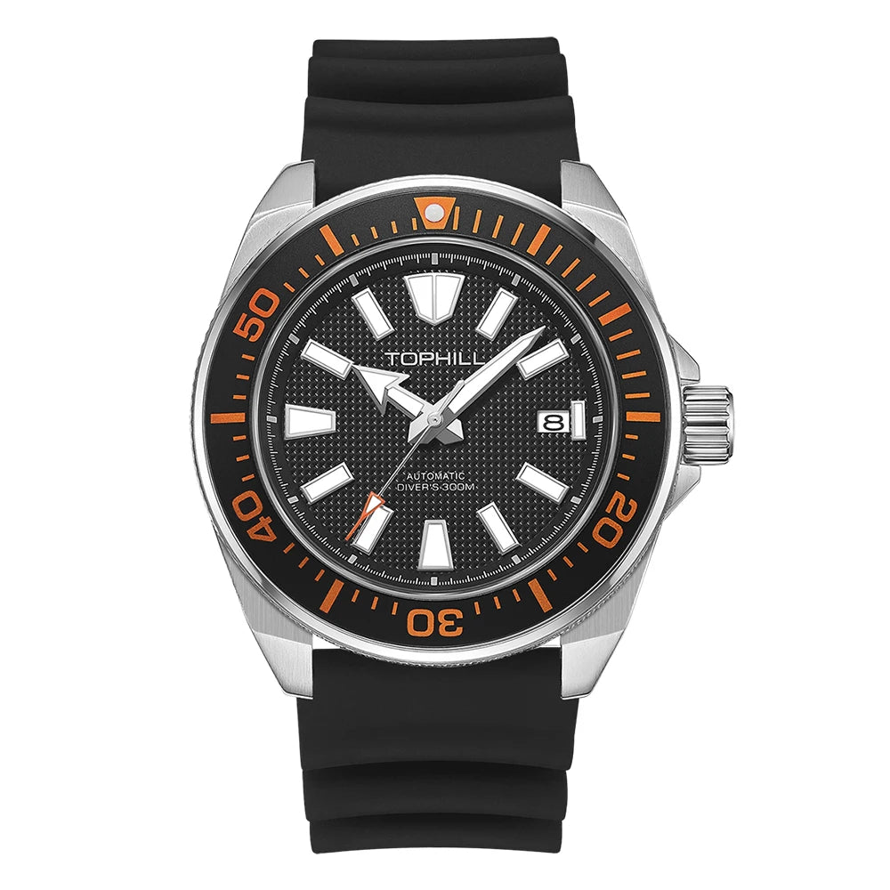 Tophill GD008G - 300mm Stainless Steel Automatic Dive Watch With Sapphire Crystal