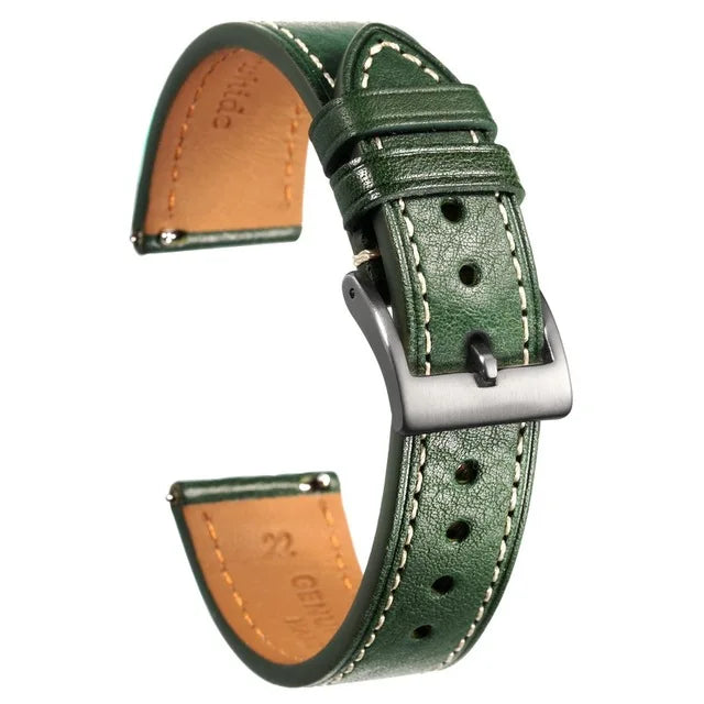 Hemsut Premium Handmade Italian Cowhide Strap. Quick Release - Sizes M & L