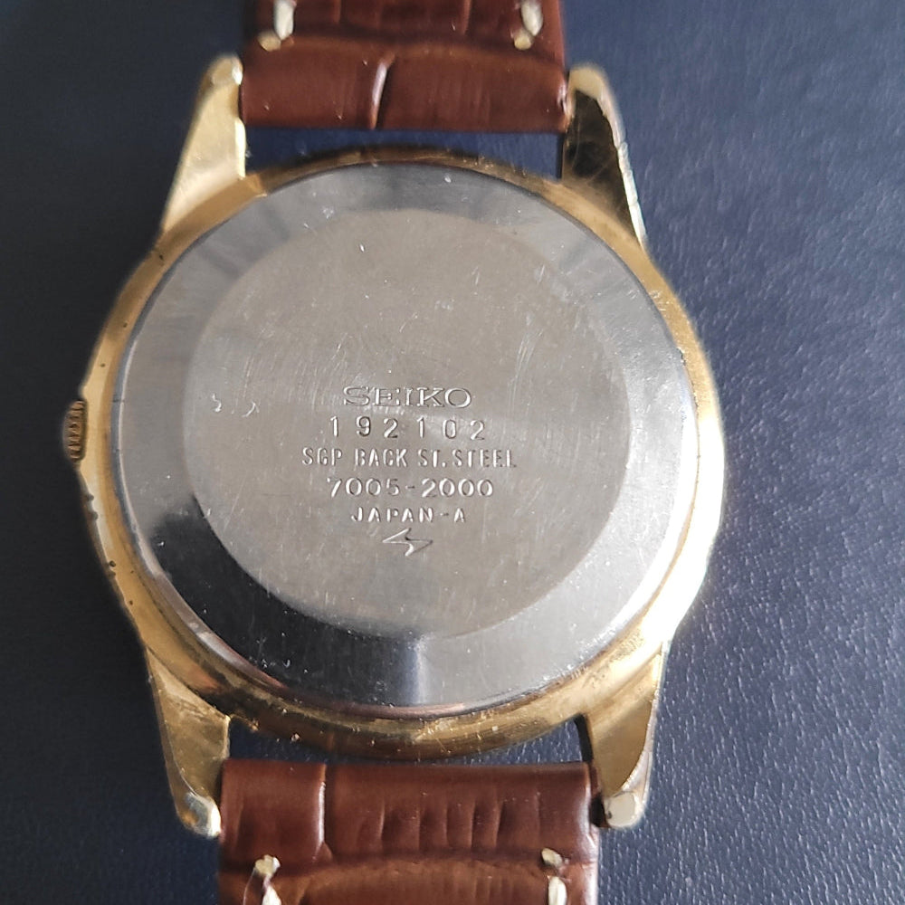Seiko 7005-2000 back