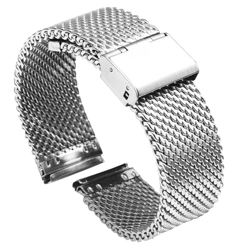 3mm Thick Stainless Steel Mesh Strap with Quick Release Spring Bars M & L