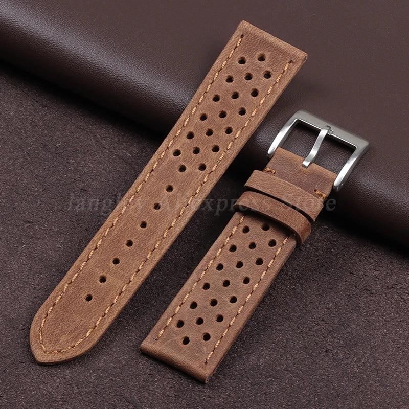 Soft Breathable Cowhide Strap  - Sizes M & L