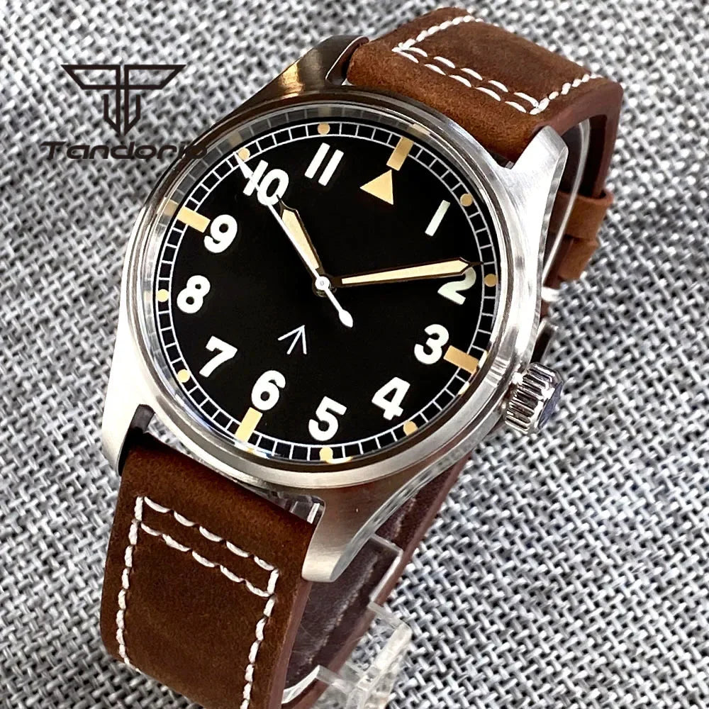 Tandorio - Stainless Steel Automatic Flieger-style Watch