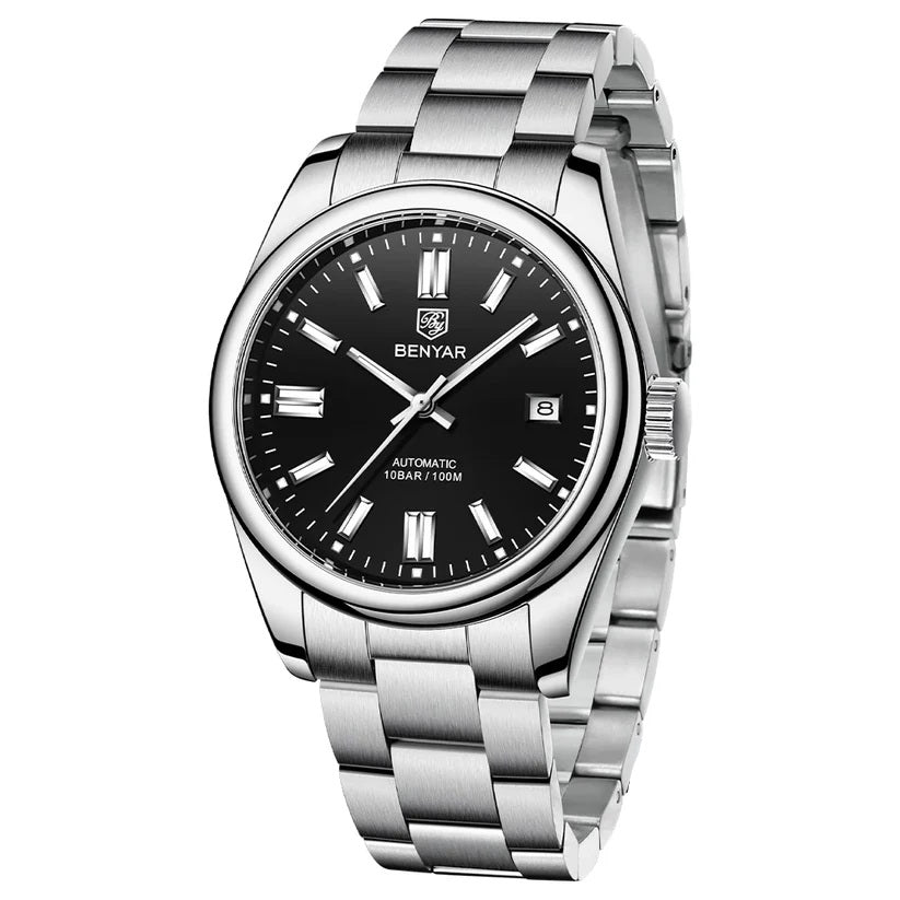 Benyar BY-5185M - Stainless Steel Automatic Sports Watch