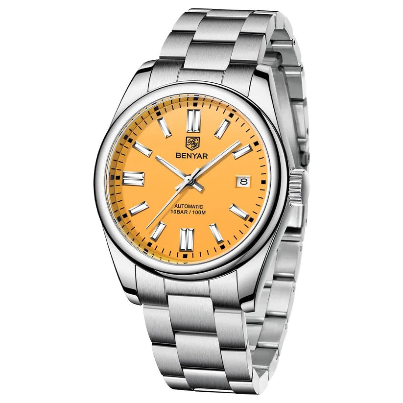 Benyar BY-5185M - Stainless Steel Automatic Sports Watch