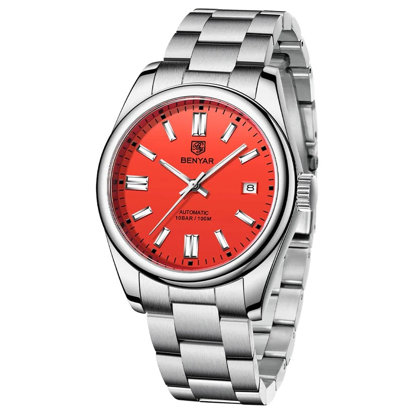 Benyar BY-5185M - Stainless Steel Automatic Sports Watch