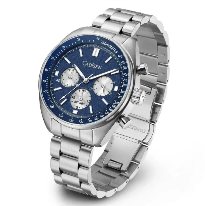 Cadisen C7063M - Quartz Stainless Steel Chronograph