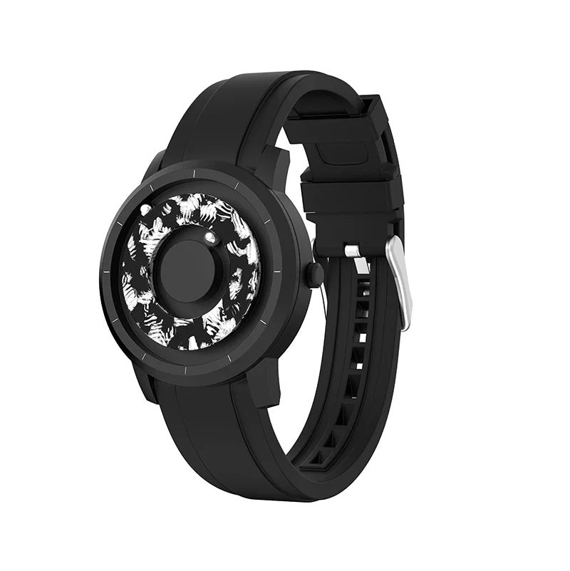 Eutour E024 - Shining Star Ring Magnetic Ball Watch with silicone strap