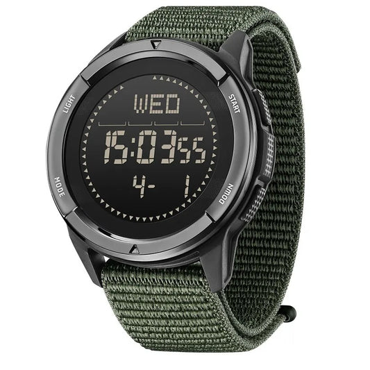 North Edge Digital Carbon fiber Watch With Compass, Step Counter, & Fitness Tracking