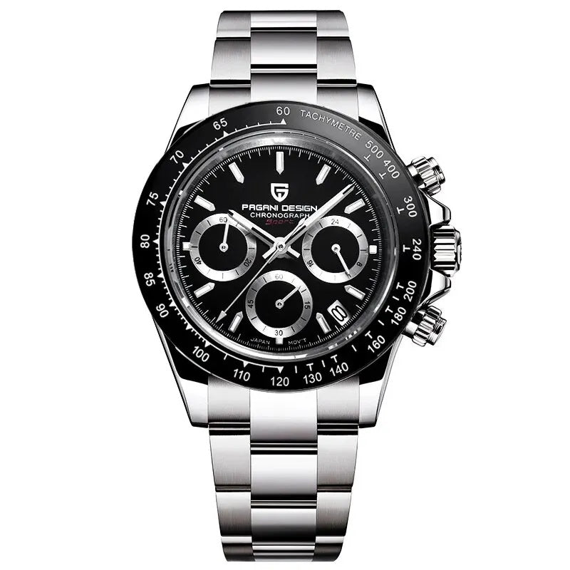 Pagani Design PD-1644 - Quartz Stainless Steel Sports Classic-style Chronograph