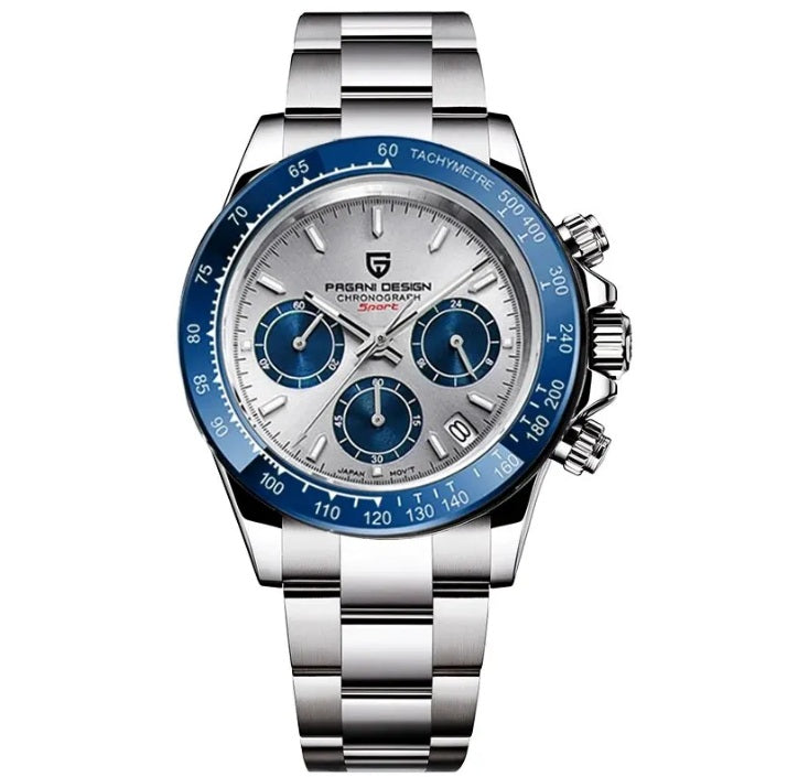 Pagani Design PD-1644 - Quartz Stainless Steel Sports Classic-style Chronograph