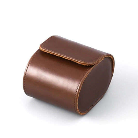 Avaton Watch Rolls/travel cases 1 - 3 slots in Brown and Black with stud fasteners. Removable pillows.