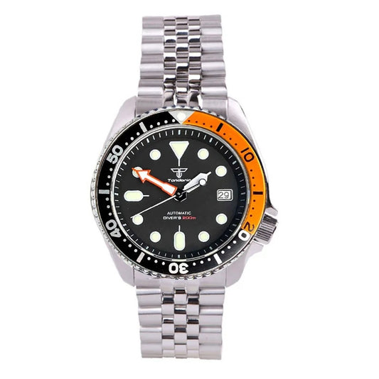 Tandorio - SKX007 Style Stainless Steel Automatic Dive Watch